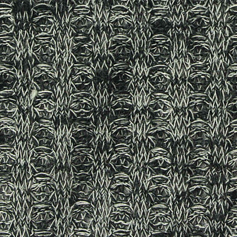 Dark Grey Marl Waffle Knit, Viscose-Poly, 210 gsm