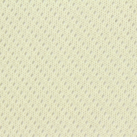 Cream Textured-Diamond Pointelle Knit, Poly-Cotton