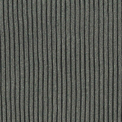 Polyester Stretch Rib Knit Fabric, 230 gsm, 120 cm — Grey