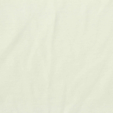 100% Cotton Interlock Knit Fabric, 204 gsm, 154 cm — White
