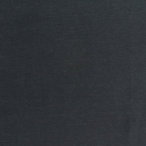 Cotton Stretch Rib Knit Fabric, 220 gsm, 160 cm — Navy