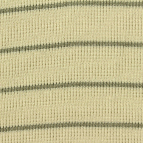 Dark Grey Horizontal-Stripe Waffle Knit, Polyester