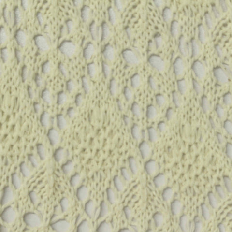 Polyester Cotton Pointelle Knit Fabric, 250 gsm, 170 cm — Yellow
