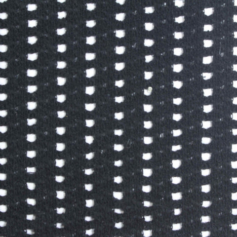 Black Dots Knit, Cotton, 290 gsm