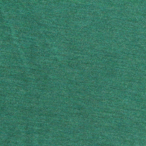 Green Marl Jersey Knit, Poly-Cotton, 157 gsm