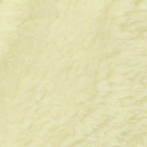 100% Polyester Sherpa Fleece Fabric, 260 gsm, 166 cm — Yellow