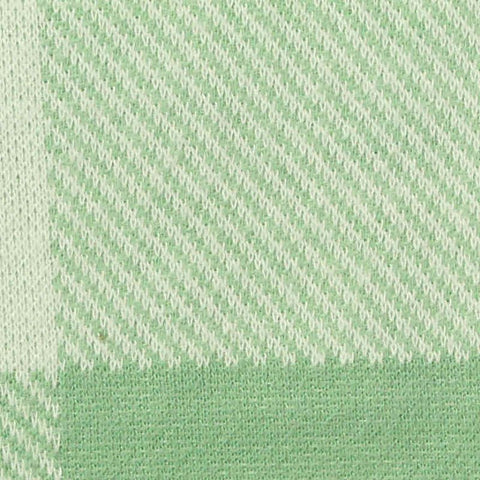 Light Green Check Jacquard, Polyester, 250 gsm