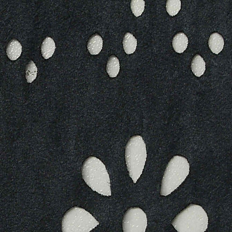 Black Bold-Floral Crepe, Polyester