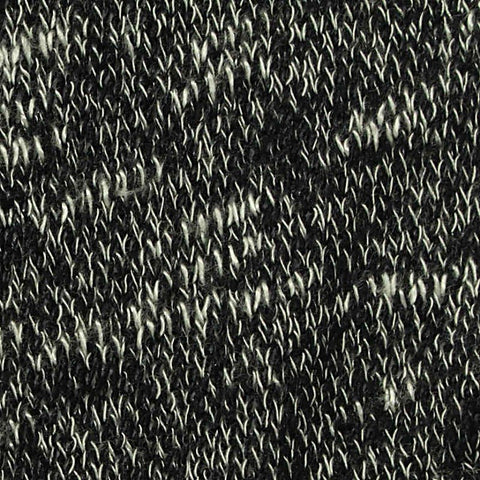 Black Marl Chunky Knit, Poly-Viscose, 160 gsm
