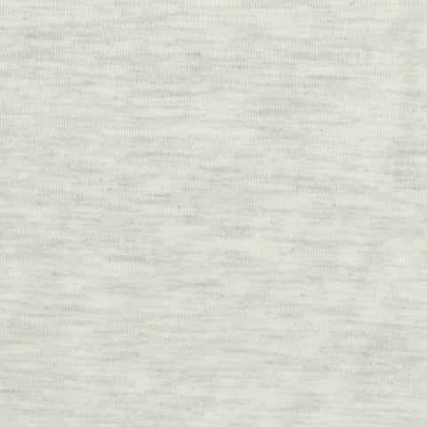 Light Grey Marl Jersey Knit, Poly-Cotton, 150 gsm