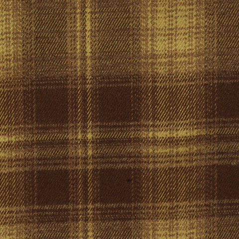 Brown Plaid Woven, Poly-Viscose, 290 gsm, 150 cm, ref EF-265184