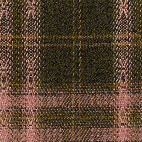 Dark Green Plaid Woven, Poly-Viscose, 285 gsm, 150 cm, ref EF-265207