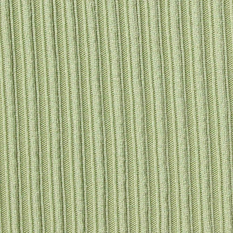 Polyester Stretch Rib Knit Fabric, 230 gsm, 165 cm — Green