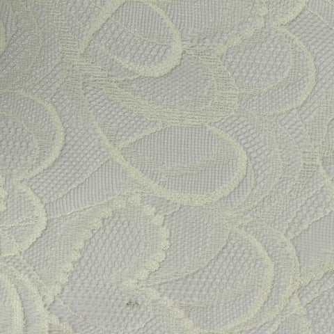 Nylon Stretch Lace Fabric, 76 gsm, 145 cm — Grey