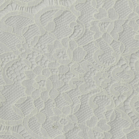 White Floral Lace, Nylon-Spandex