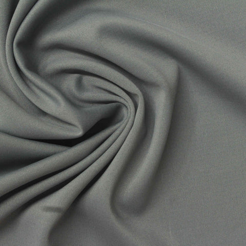 Nylon Stretch Interlock Knit Fabric, 160 gsm, 145 cm — Grey