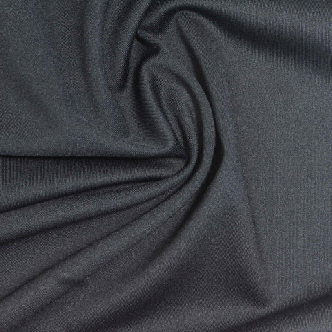 Nylon Stretch Scuba Knit Fabric, 180 gsm, 150 cm — Grey