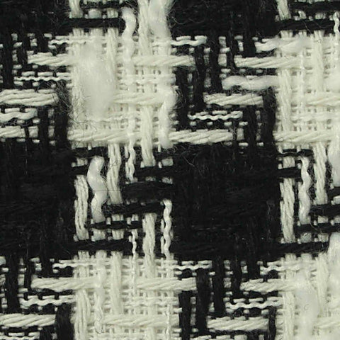 Black Houndstooth Bouclé, Polyester, 440 gsm