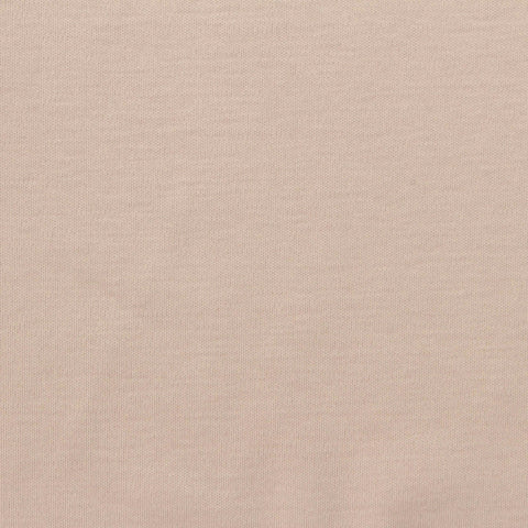 100% Cotton Interlock Knit Fabric, 200 gsm, 155 cm — Beige