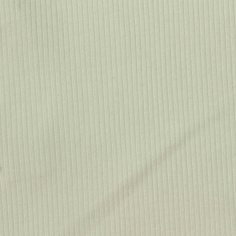Viscose Stretch Rib Knit Fabric, 250 gsm, 155 cm — Green