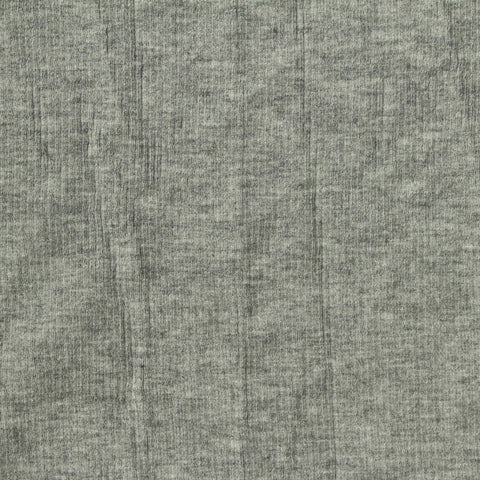 Heather Grey Marl Rib Knit, Viscose, 320 gsm