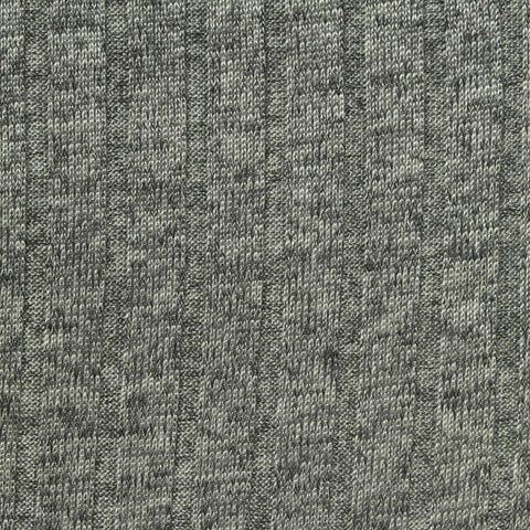 Heather Grey Marl Chunky Knit, Polyester, 220 gsm