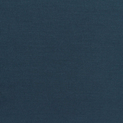 Striped Viscose Polyester Stretch Scuba Knit Fabric, 300 gsm, 160 cm — Navy