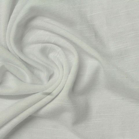 Slub Jersey Knit Fabric, 190 gsm, 152 cm — Grey