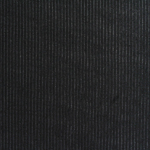 White Vertical-Pinstripe Rib Knit, Acetate