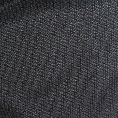 Dark Grey Marl Rib Knit, Polyester, 230 gsm, 145 cm