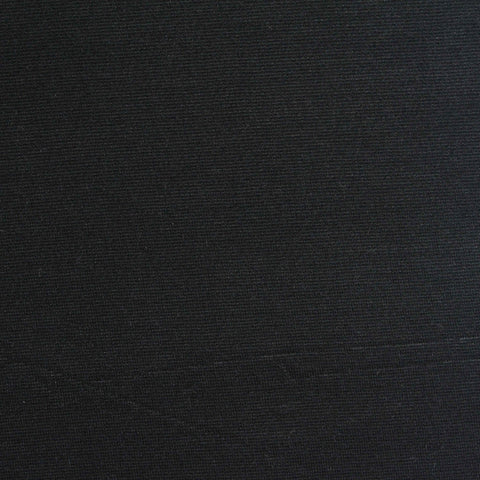 Viscose Nylon Stretch Ponte Knit Fabric, 320 gsm, 160 cm — Black