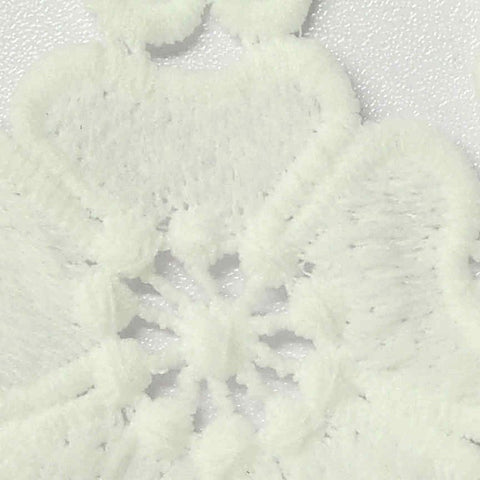 Off-White Floral Knit, Polyester