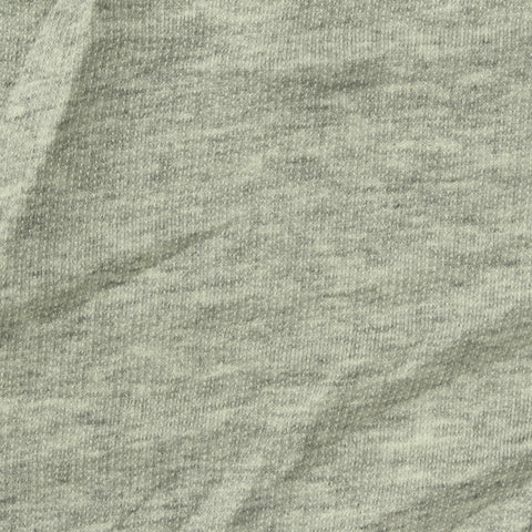 Light Grey Marl French Terry, Cotton, 180 gsm