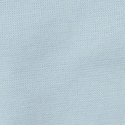 Light Blue Ribbed Rib Knit, Poly-Cotton