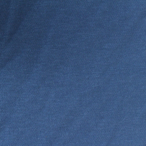 Cotton Polyester French Terry Fabric, 230 gsm, 170 cm — Blue