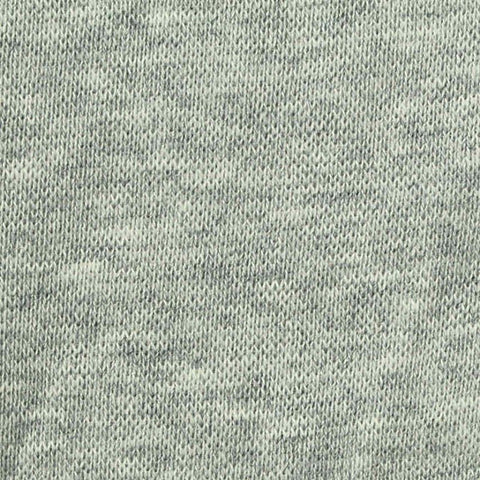 Light Grey Marl Rib Knit, Cotton