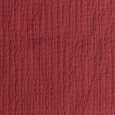 Polyester Stretch Crepe Fabric, 203 gsm, 157 cm — Red