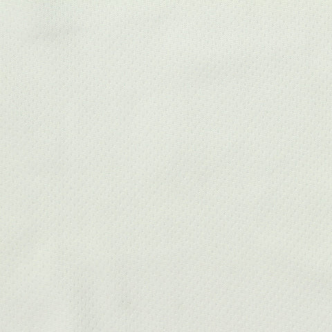 100% Polyester Birdseye Knit Fabric, 165 gsm, 184 cm — White