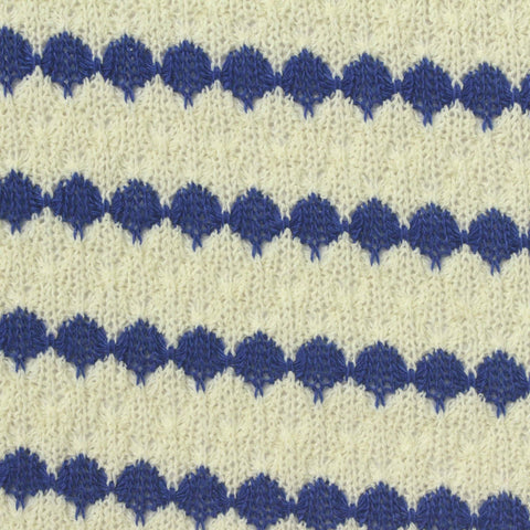 Blue Diamond Chunky Knit, Poly-Cotton, 280 gsm