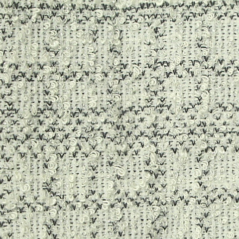 Light Grey Marl Bouclé, Poly-Viscose