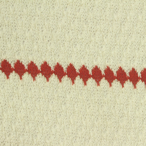 Red Diamond Chunky Knit, Poly-Cotton