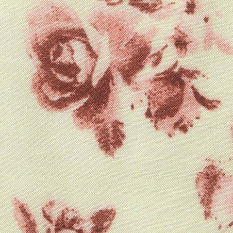 Pink Roses Woven, Viscose-Nylon, 55 gsm