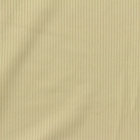 Polyester Stretch Rib Knit Fabric, 190 gsm, 157 cm — Beige