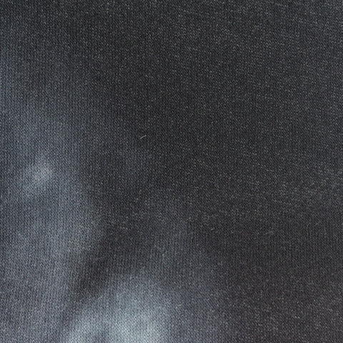 Dark Grey Abstract Scuba Knit, Polyester