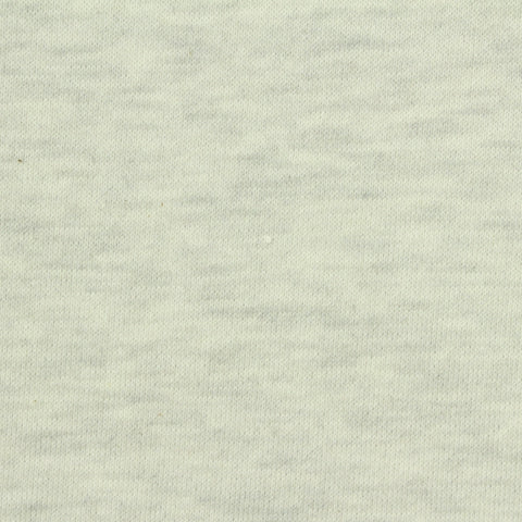 Light Grey Marl French Terry, Poly-Cotton, 250 gsm, 170 cm