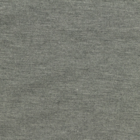 Heather Grey Marl French Terry, Viscose-Poly