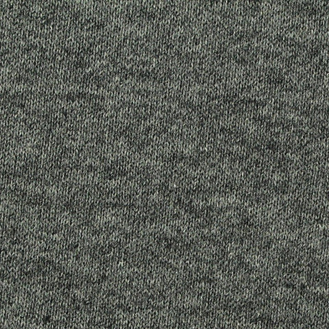 Heather Grey Marl French Terry, Poly-Cotton, 275 gsm