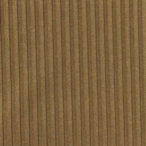Polyester Stretch Rib Knit Fabric, 220 gsm, 140 cm — Khaki