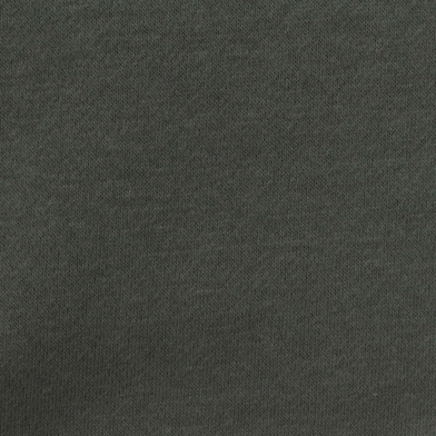 Brushed Cotton Polyester French Terry Fabric, 250 gsm, 170 cm — Green