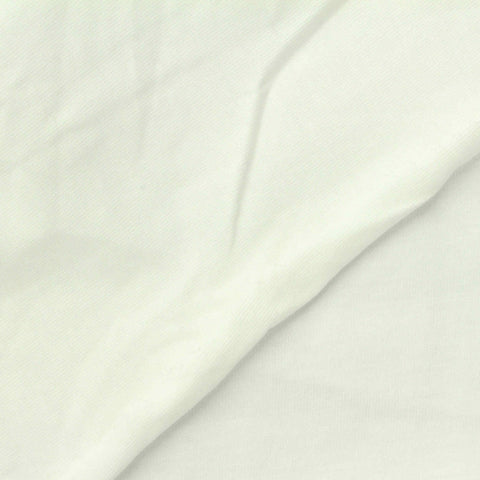 100% Cotton Jersey Knit Fabric, 149 gsm, 150 cm — White